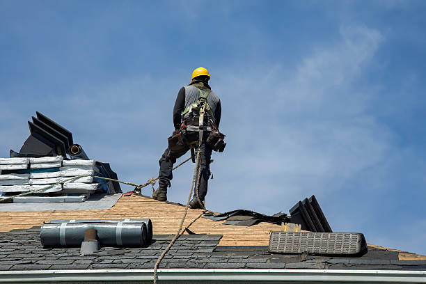 Professional Roof Installation technician working in Lebo, KS